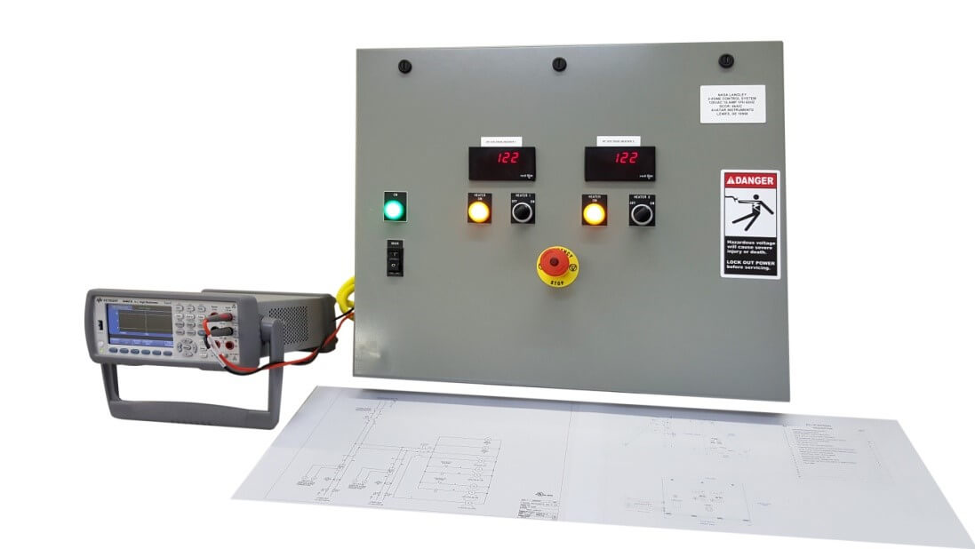 A small bench top 2-zone system.